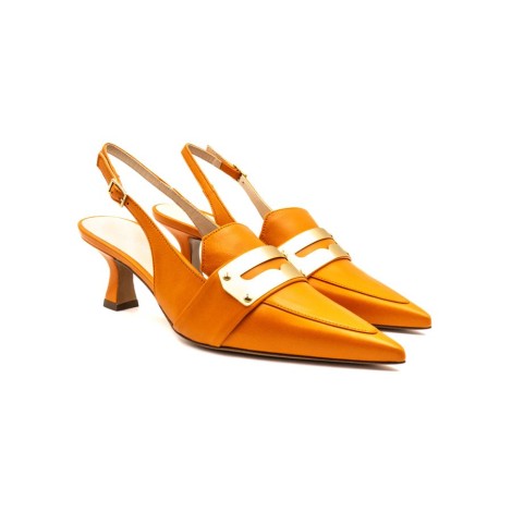 Scarpa Donna Orange TRE EMME Pelle