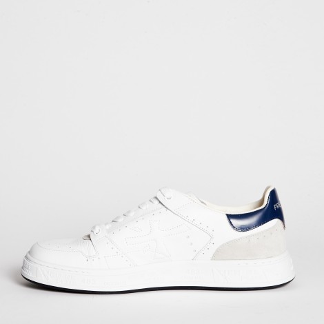 Sneakers Quinn 6300 in pelle bianca