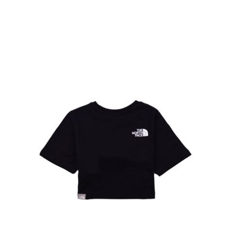 T-SHIRT CROPPED CON LOGO IN COTONE