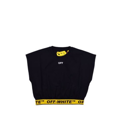 T-SHIRT CROPPED CON LOGO 