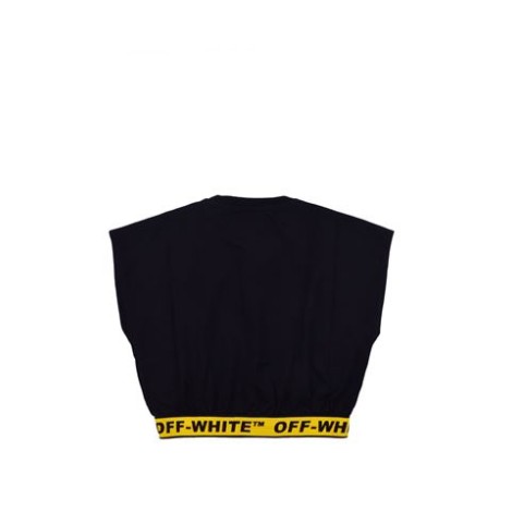 T-SHIRT CROPPED CON LOGO 