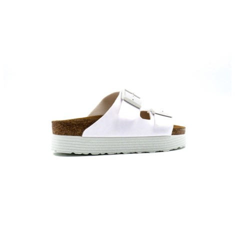 Ciabatta Donna White BIRKENSTOCK Pelle