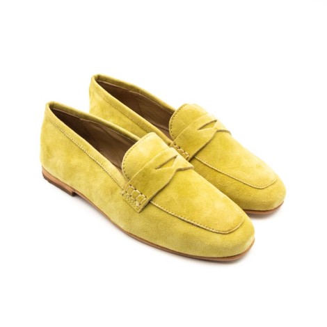 Mocassino Donna Giallo MIA Pelle