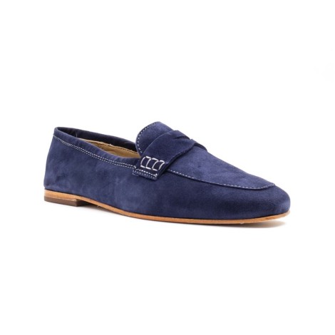 Mocassino Donna Navy MIA Pelle