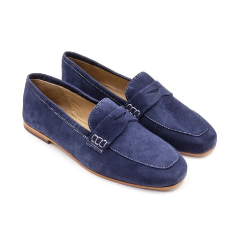 Mocassino Donna Navy MIA Pelle