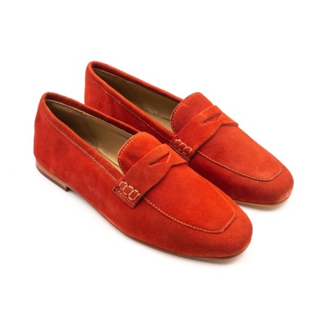 Mocassino Donna Rosso MIA Pelle