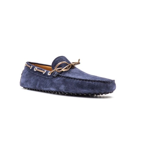 Mocassino Uomo BLUE/COCCO TRE EMME Pelle