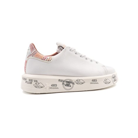 Sneakers Donna Bianco+rosa PREMIATA   Pelle