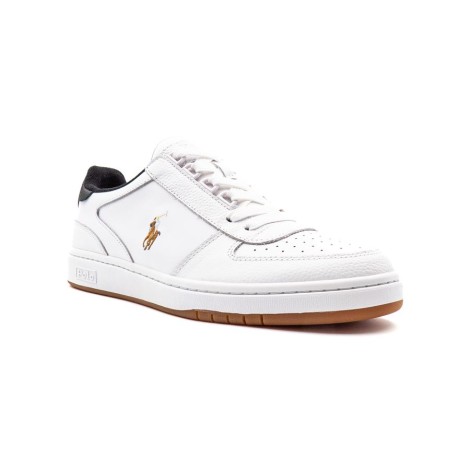 Sneakers Uomo White black RALPH LAUREN Pelle