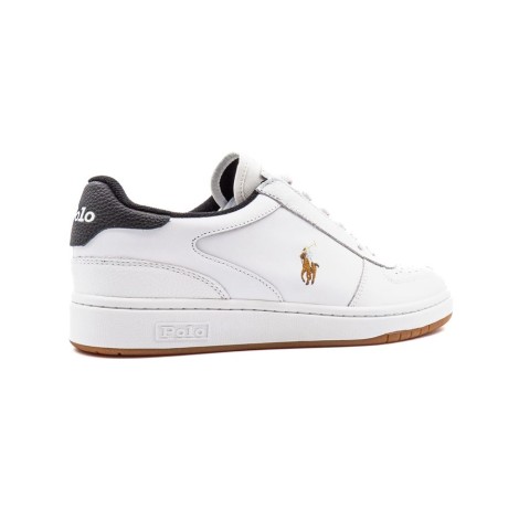 Sneakers Uomo White black RALPH LAUREN Pelle