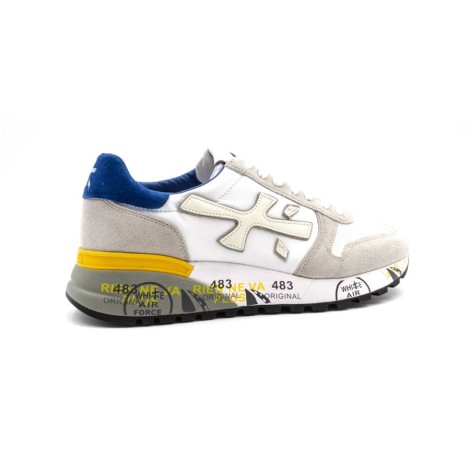 Sneakers Uomo BIANCO+BLUETTE PREMIATA   Pelle