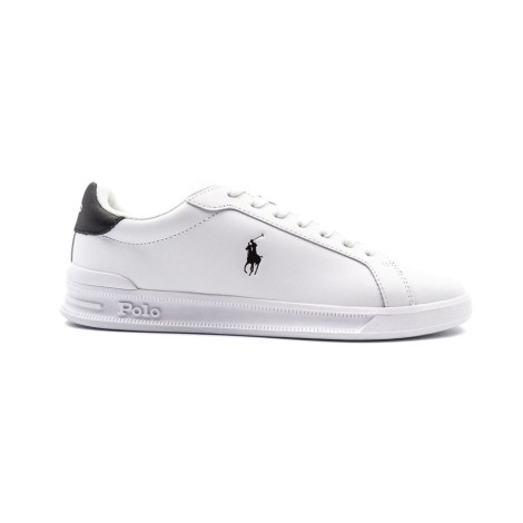 Sneakers Uomo White black RALPH LAUREN Pelle