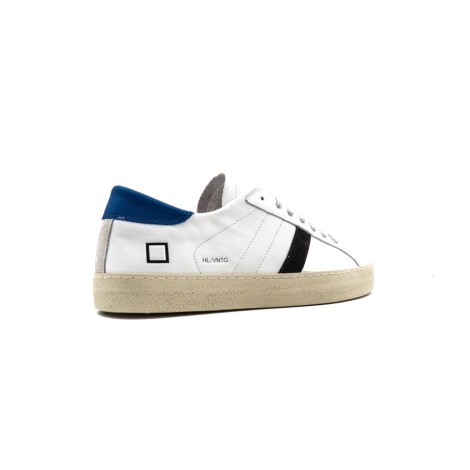 Sneakers Uomo WHITE-BLUETTE D.A.T.E.  Pelle