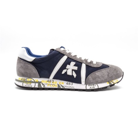 Sneakers Uomo Blu+bianco PREMIATA   Pelle