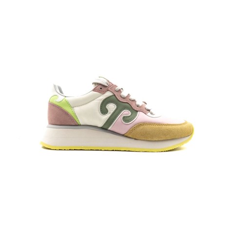 Sneakers Donna BEIGE+PANNA WUSHU RUYI Pelle