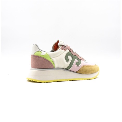 Sneakers Donna BEIGE+PANNA WUSHU RUYI Pelle