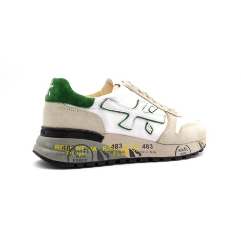 Sneakers Uomo BIANCO+VERDE PREMIATA   Pelle