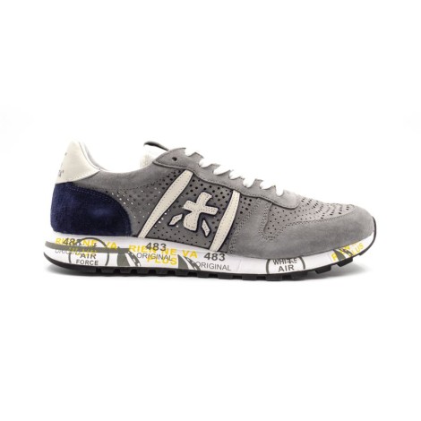 Sneakers Uomo Grigio+blu PREMIATA   Pelle