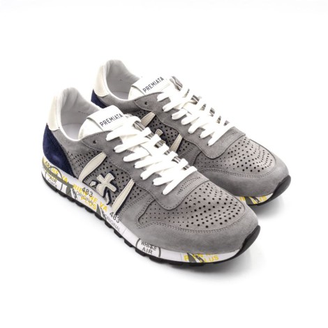 Sneakers Uomo Grigio+blu PREMIATA   Pelle