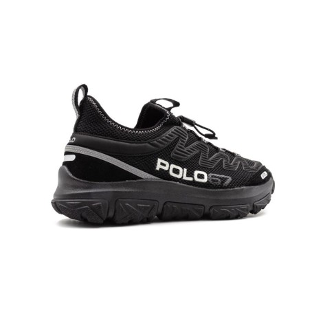 Sneakers Uomo Black RALPH LAUREN Pelle