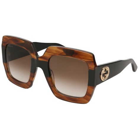 GG0178S black tortoise and brown