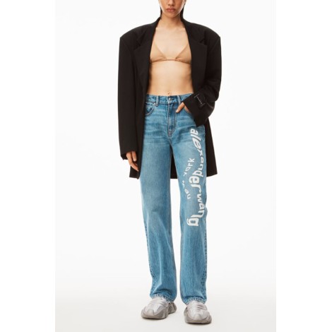 ALEXANDER WANG Jeans con stampa