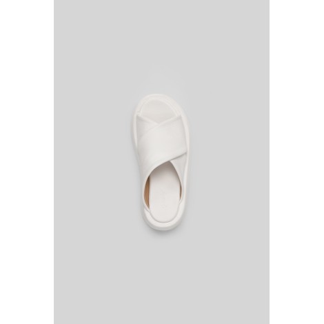 Marsèll Piattaforma Sandalo White Sandals