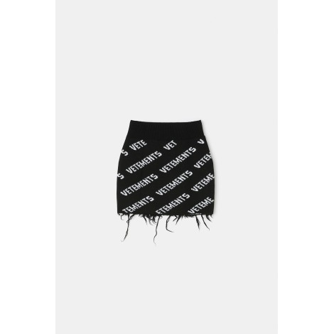 Vetements Monogram Mini Skirt