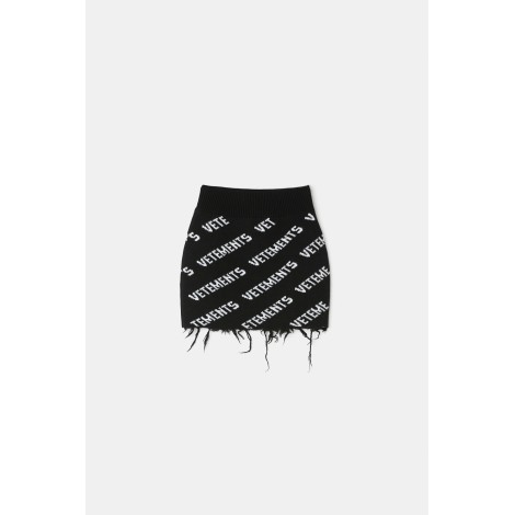 Vetements Monogram Mini Skirt