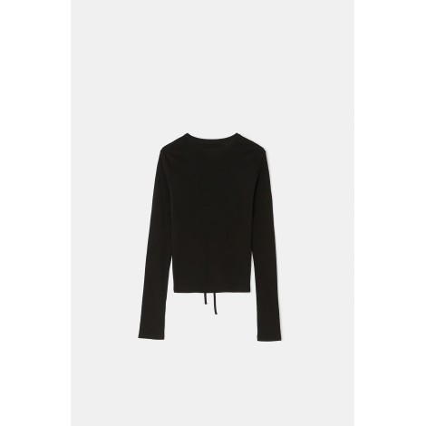 Proenza Schouler Matte Crepe Drawstring Top