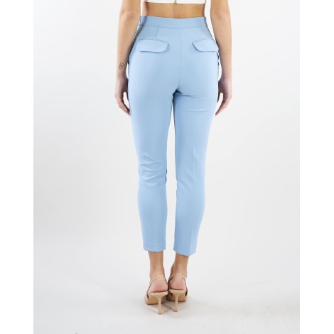 ELISABETTA FRANCHI Pantalone in doppio crepe stretch Elisabetta Franchi