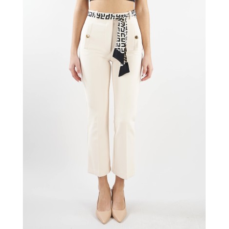 ELISABETTA FRANCHI Pantalone in doppio crepe stretch Elisabetta Franchi