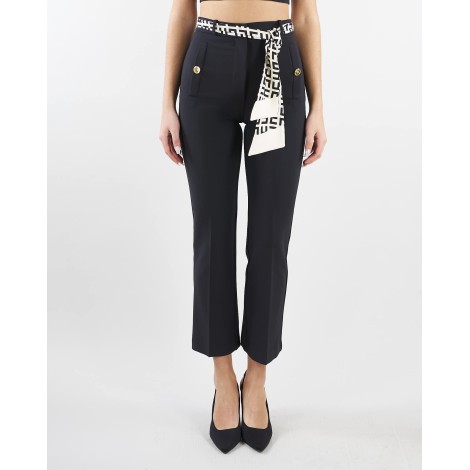 ELISABETTA FRANCHI Pantalone in doppio crepe stretch Elisabetta Franchi