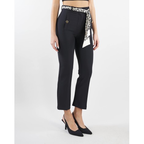 ELISABETTA FRANCHI Pantalone in doppio crepe stretch Elisabetta Franchi