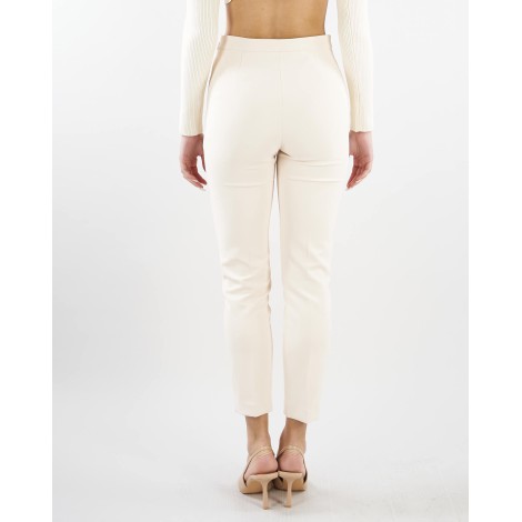 ELISABETTA FRANCHI Pantalone in doppio crepe stretch affusolato Elisabetta Franchi