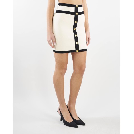 ELISABETTA FRANCHI Mini gonna in punto piquet Elisabetta Franchi