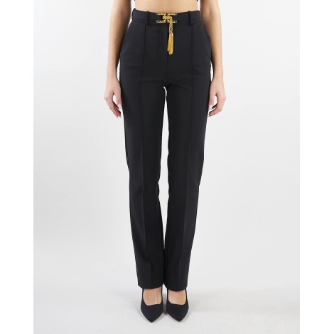 ELISABETTA FRANCHI Pantalone dritto con cintura Elisabetta Franchi