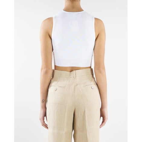 MAX MARA STUDIO Top in maglia stretch Max Mara Studio