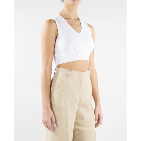 MAX MARA STUDIO Top in maglia stretch Max Mara Studio