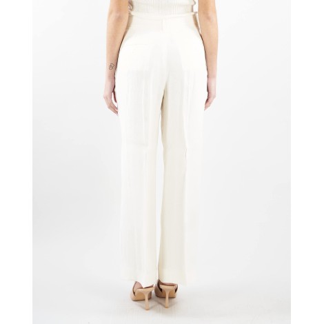 MAX MARA WEEKEND Pantaloni in tela di puro lino Max Mara Weekend