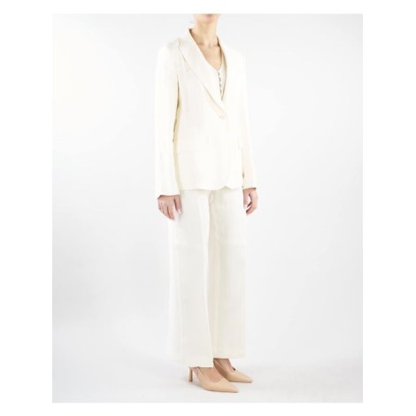 MAX MARA WEEKEND Pantaloni in tela di puro lino Max Mara Weekend