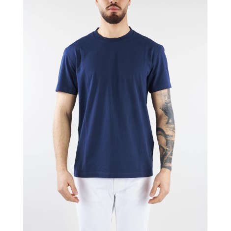 MANUEL RITZ T-shirt basic con ricamo logo sul retro Manuel Ritz