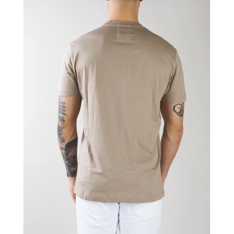 EMPORIO ARMANI T-shirt in jersey Pima con stampa logo Emporio Armani