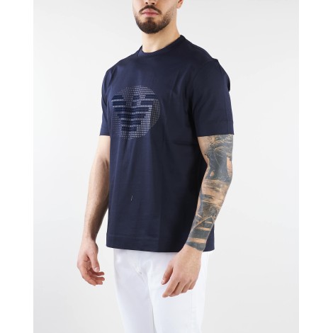 EMPORIO ARMANI T-shirt con stampa logo 3D Emporio Armani