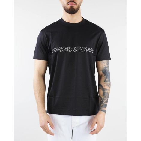 EMPORIO ARMANI T-shrt con stampa logo lettering Emporio Armani