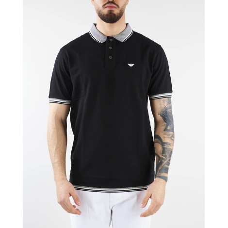 EMPORIO ARMANI Polo con colletto e profili a contrasto Emporio Armani