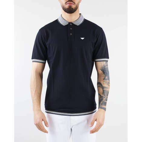 EMPORIO ARMANI Polo con colletto e profili a contrasto Emporio Armani