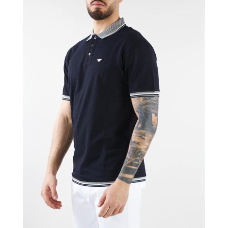 EMPORIO ARMANI Polo con colletto e profili a contrasto Emporio Armani