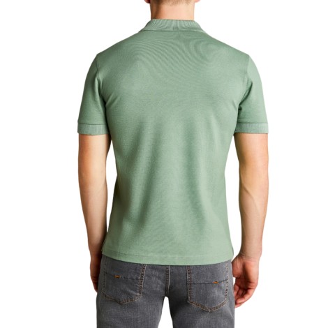 FAY POLO STRETCH VERDE NPMB246135STDWV009