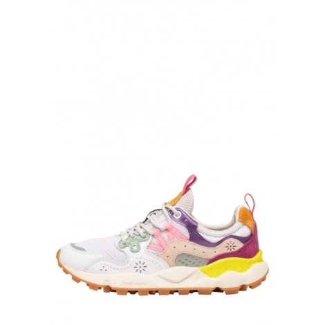 FLOWER MOUNTAIN SNEAKERS YAMANO 3 BIANCO, VIOLA 2017391041N21